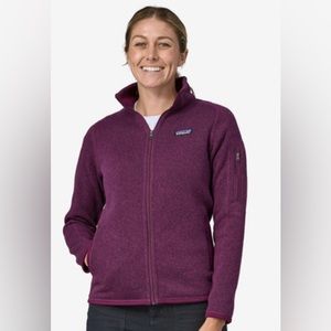 Patagonia Women’s Small Better Sweater full-zip jacket night plum color